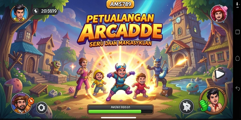 Tangkapan layar menunjukkan gameplay menarik dan penuh aksi dari AMS789.