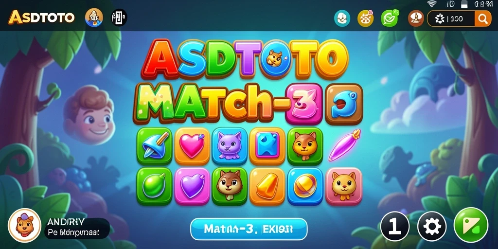 Screenshot gameplay <strong>ASDTOTO</strong> menampilkan keseruan mencocokkan objek.