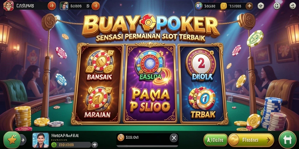 Tampilan gameplay slot BUAYAPOKER yang menawan dan penuh aksi.