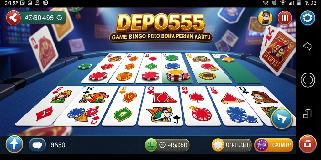 Tampilan gameplay Bingo yang seru dan interaktif di DEPO555.