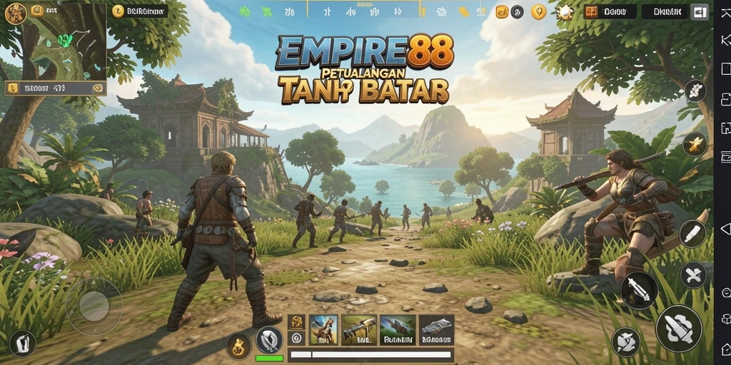 Screenshot EMPIRE88 menampilkan aksi seru dalam lingkungan Open World.