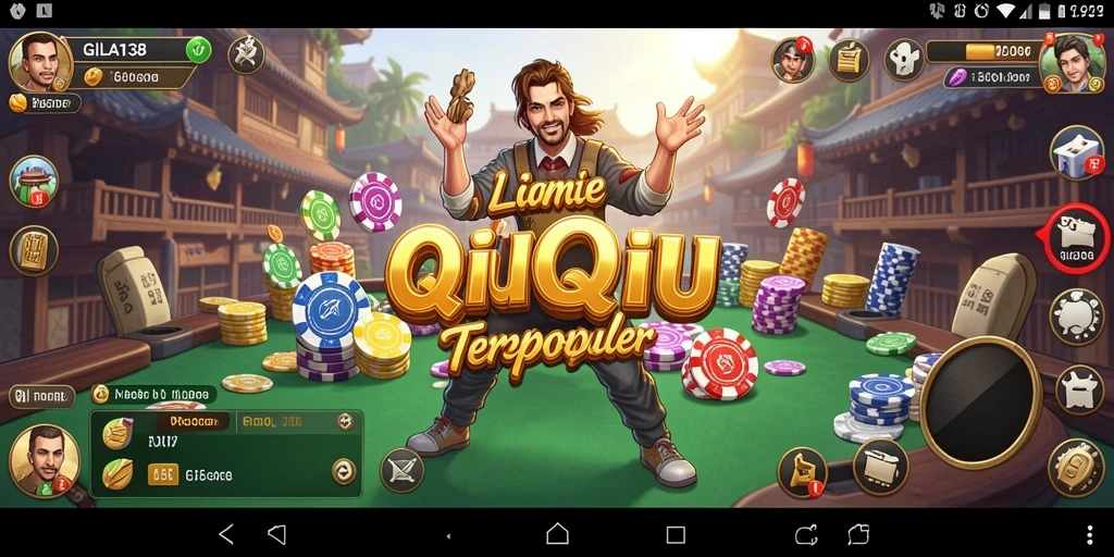 Screenshot GILA138 menampilkan gameplay QiuQiu yang seru dan menarik.