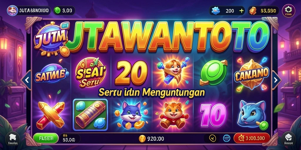 Tampilan gameplay seru dari JUTAWANTOTO yang menarik perhatian.