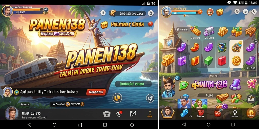 Tampilan utama PANEN138 yang user-friendly dan efisien.