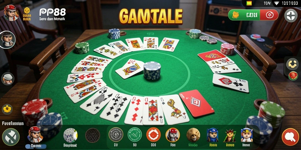 Gameplay seru dalam bermain Gaple di PP88.