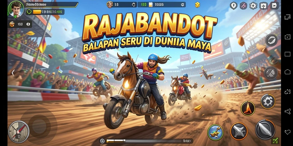 Gameplay seru balapan dengan mobil kustom yang cepat.