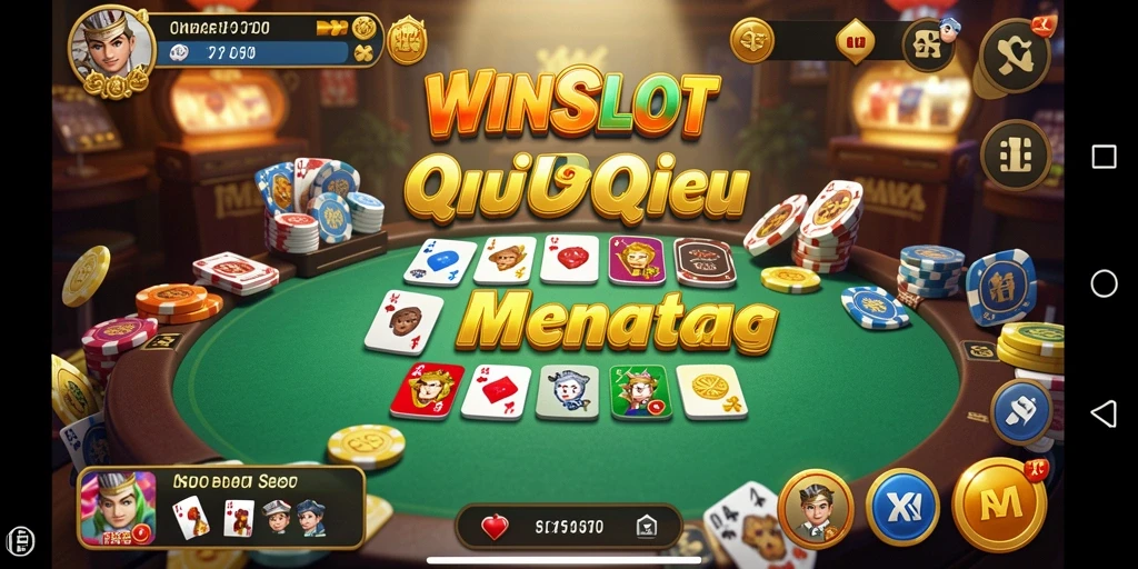 Tampilan gameplay seru WINSLOT saat bermain QiuQiu.