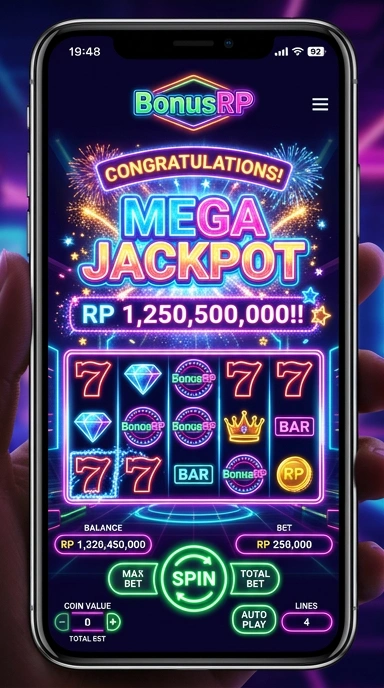 Screenshot aplikasi bonusrp dengan tata letak intuitif.